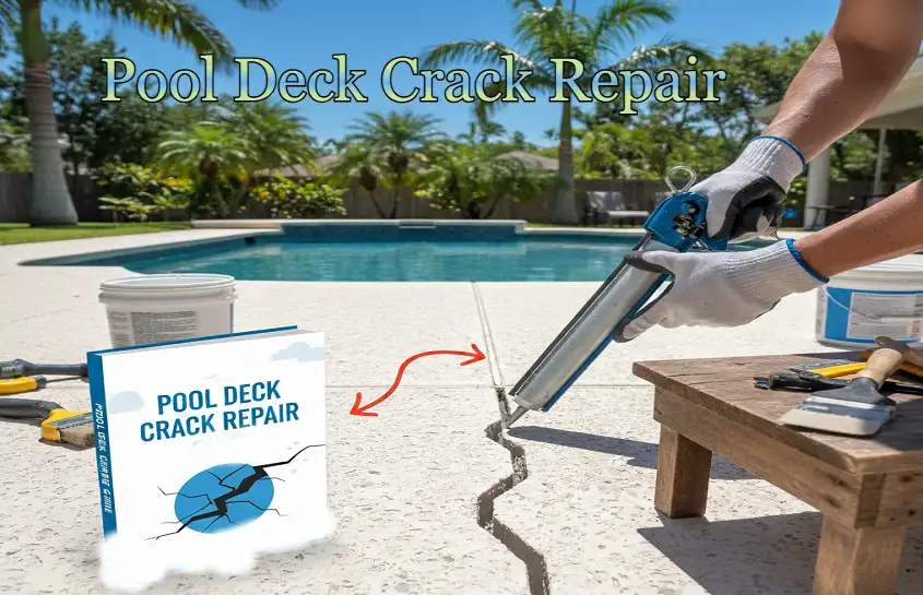Pool Deck Crack Repair