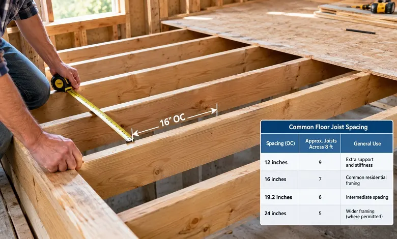 Floor Joist Spacing